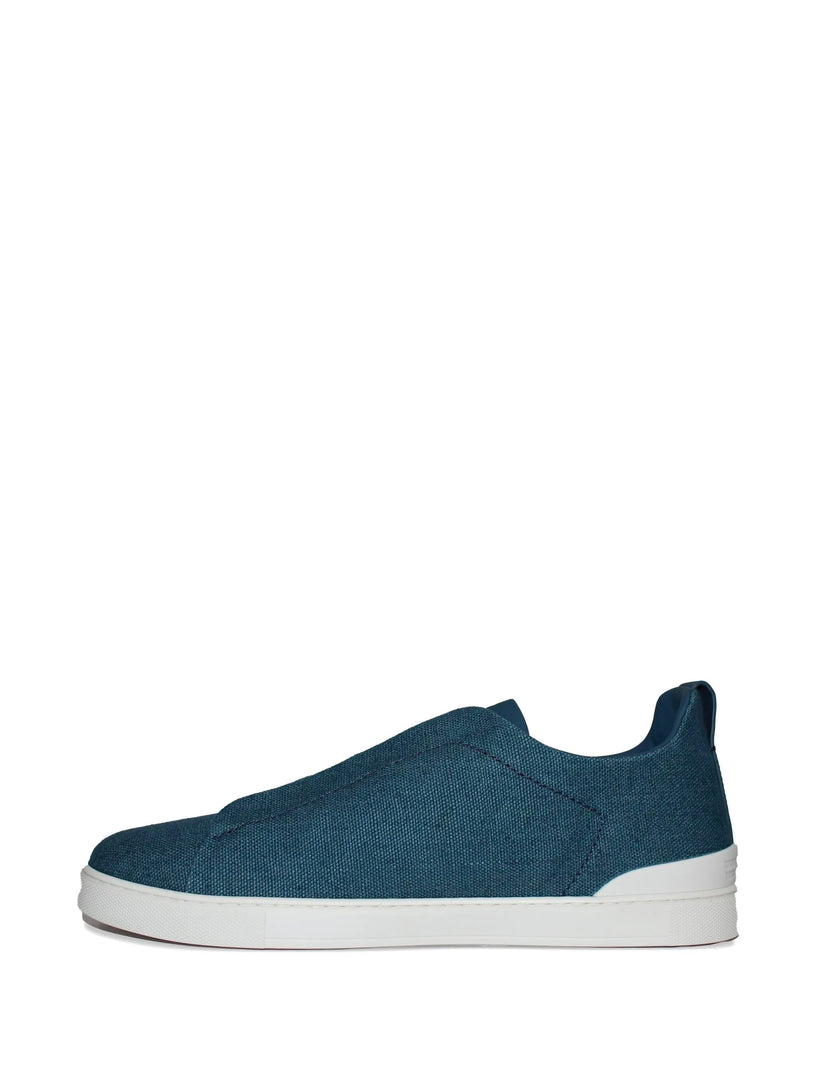 Triple Stitch™ Sneaker in Cotton Linen and Leather