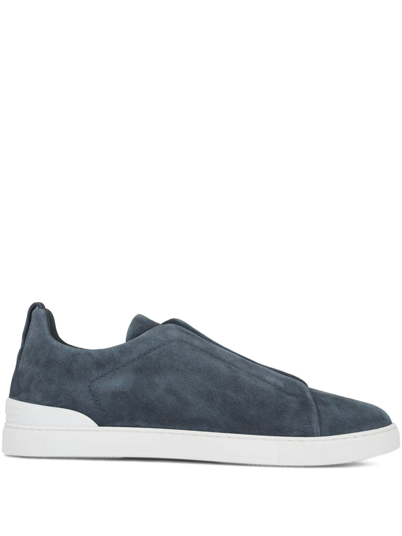 Suede Triple Stitch Sneakers