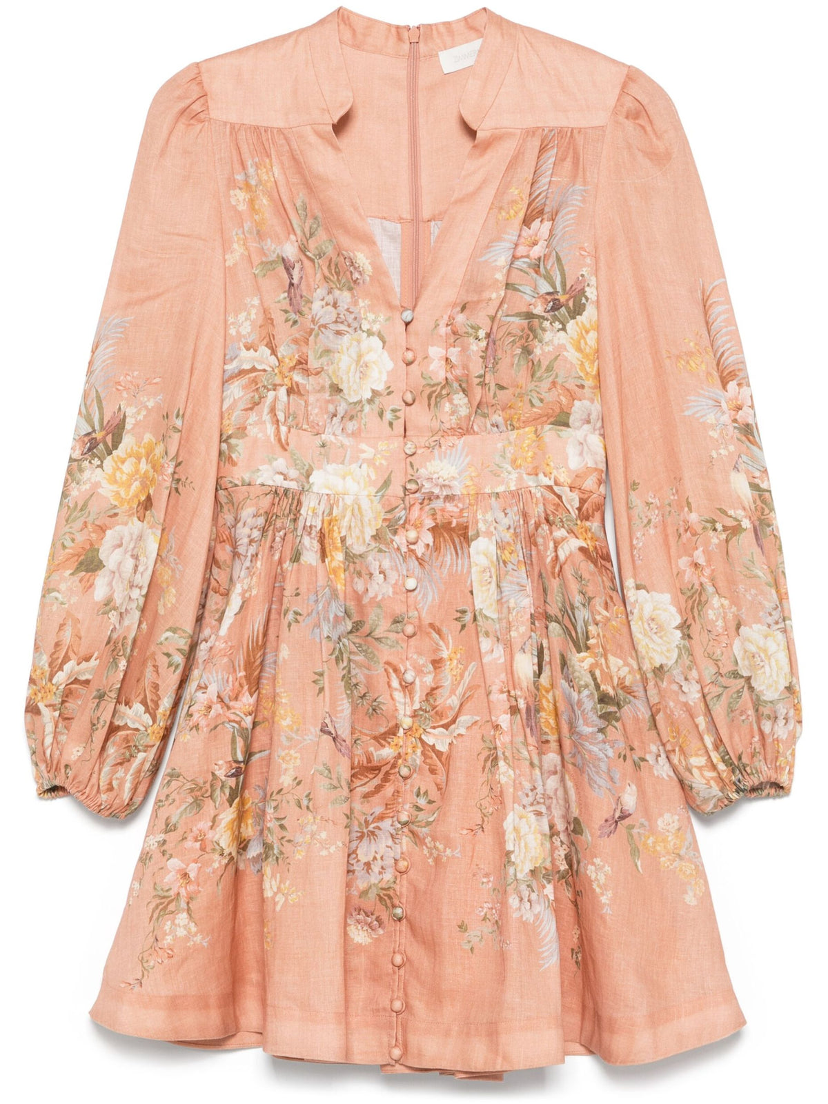 Tallow V-neck mini dress