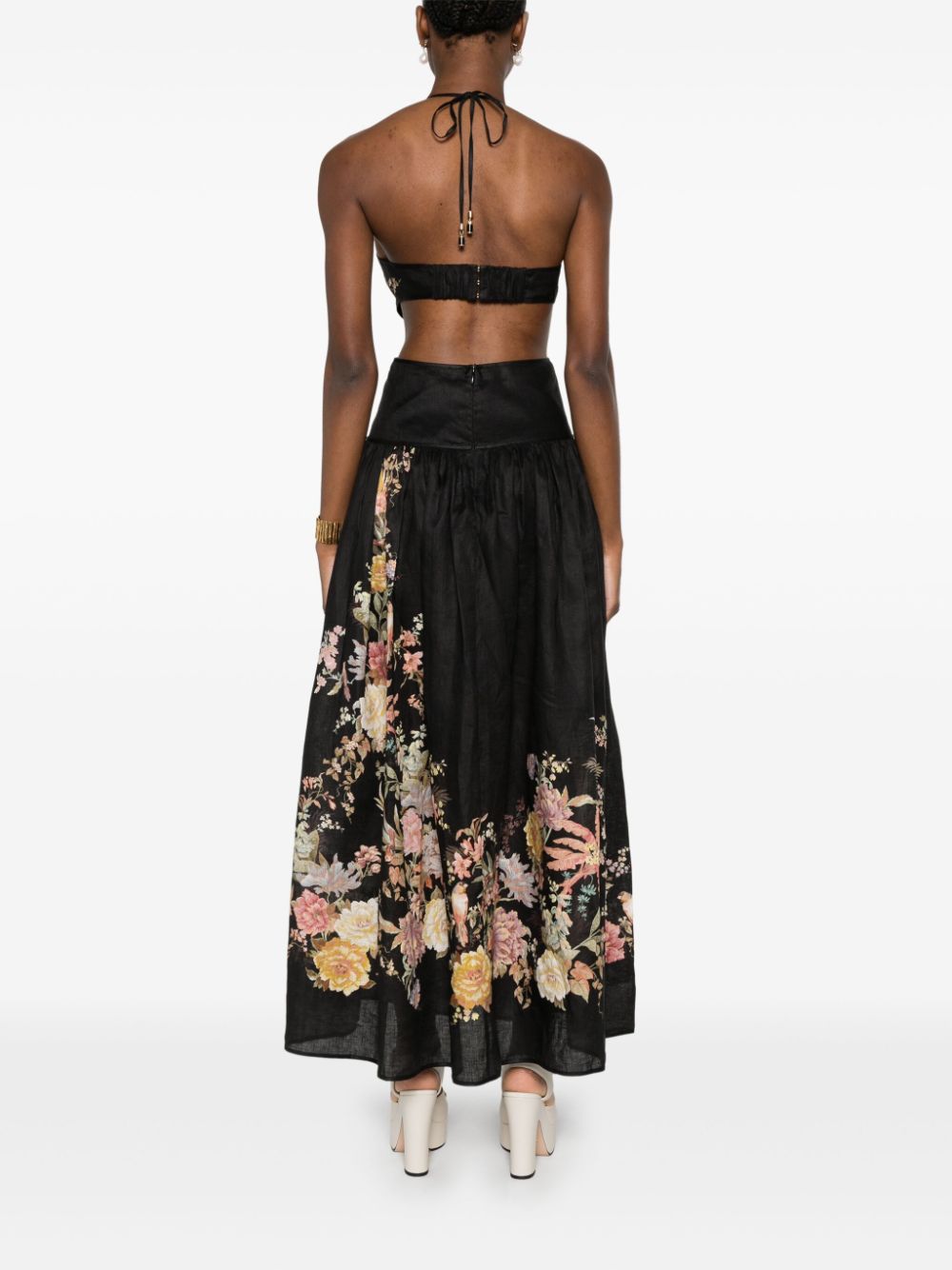 Tallow halter midi dress