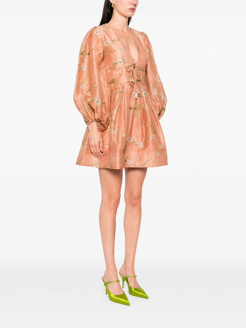 Illuminate Drawn Mini Dress