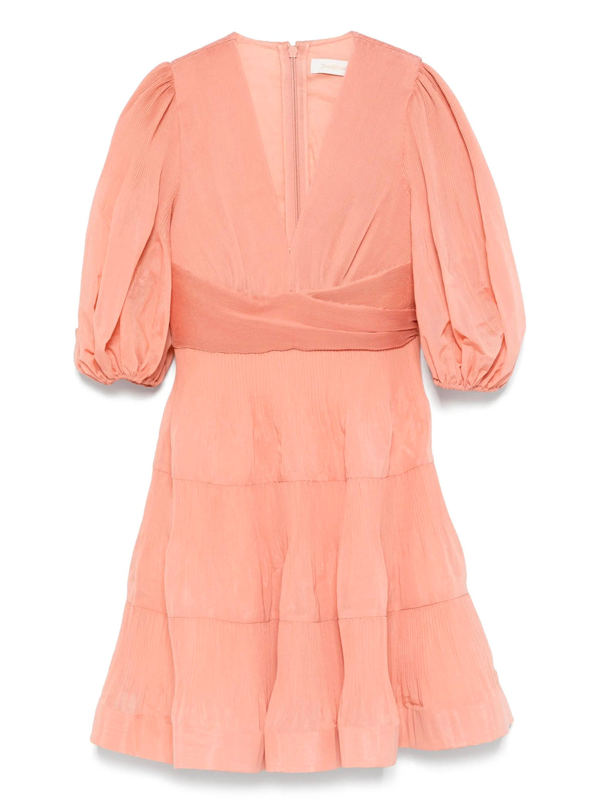 Pleated mini dress