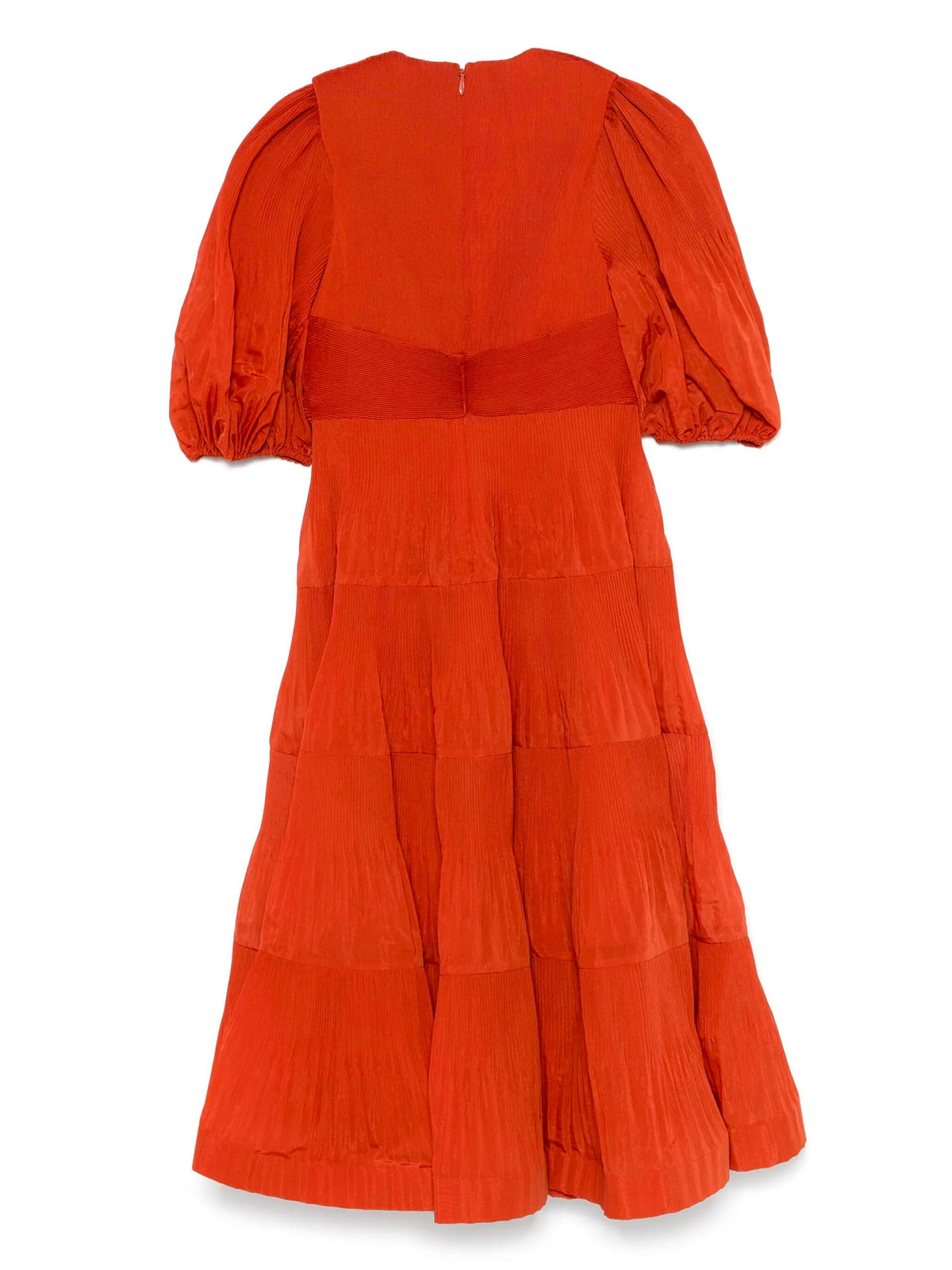 Pleated midi dress