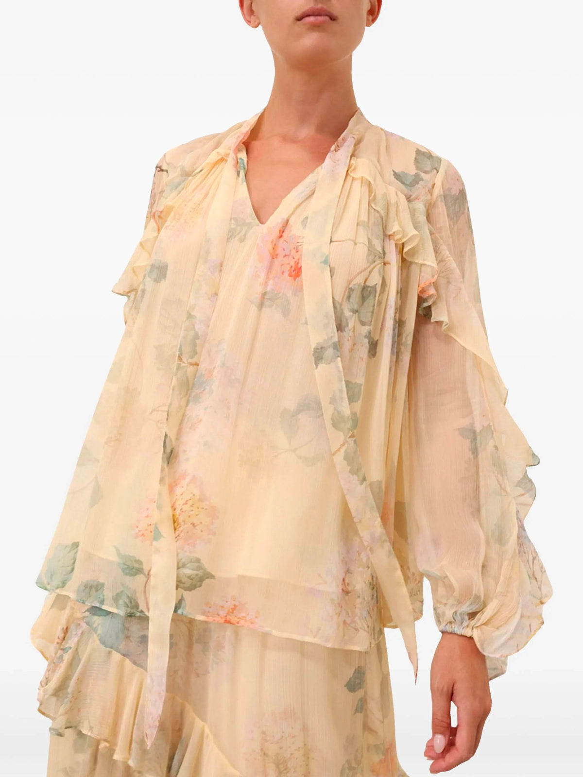 Illuminate Ruffle Top