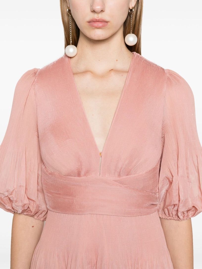 zimmermann pleated midi dress Pleated midi dress ZIMMERMANN Rosa