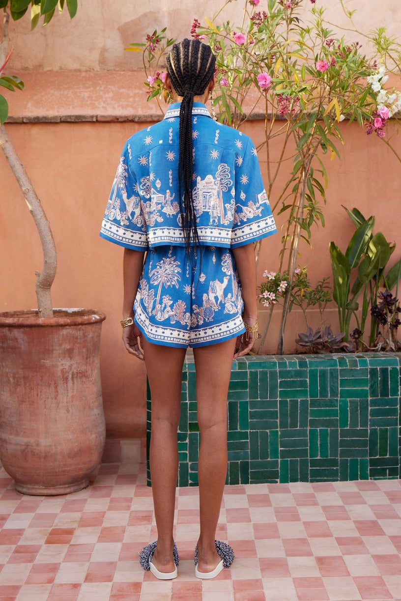 Acacia cropped shirt