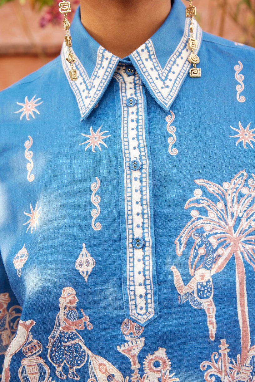 Acacia cropped shirt