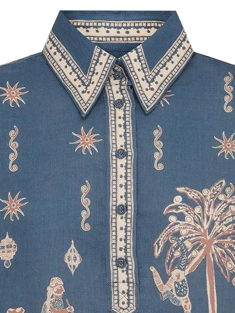 Acacia cropped shirt