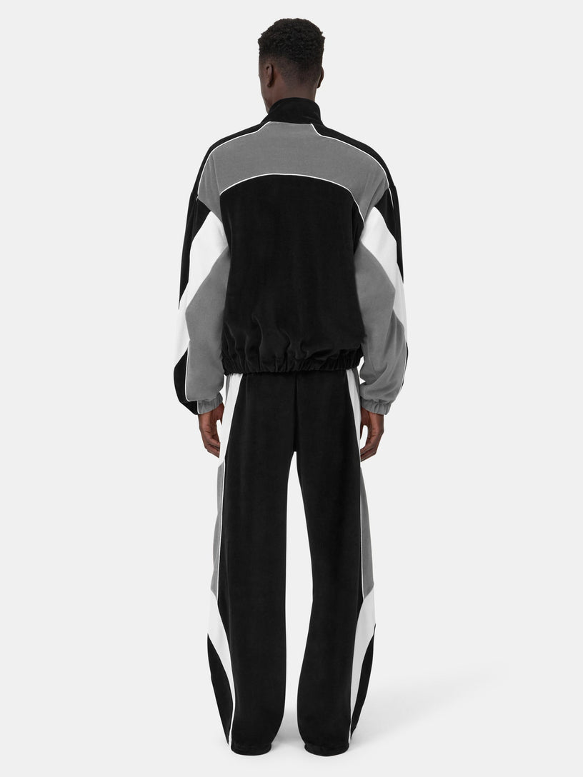 Oversized Panel Track Jacket