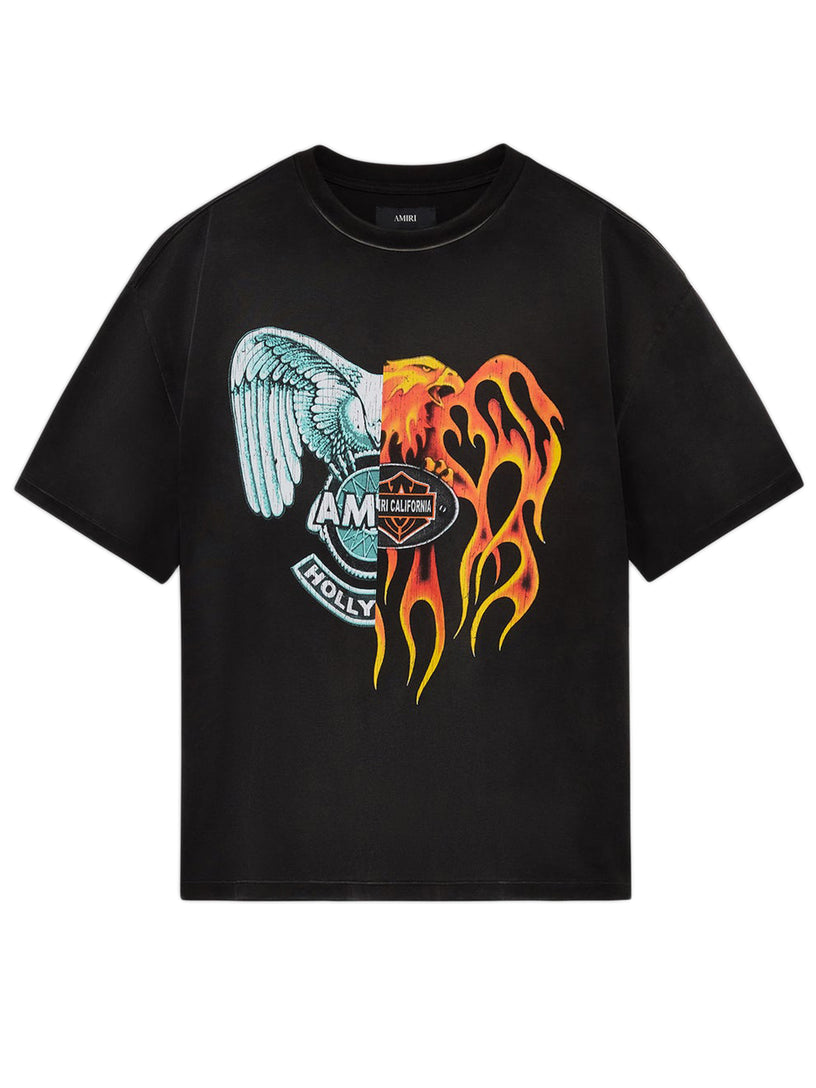 Spliced logo t-shirt