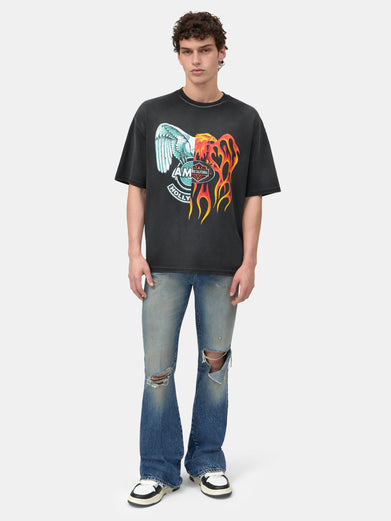 Spliced logo t-shirt