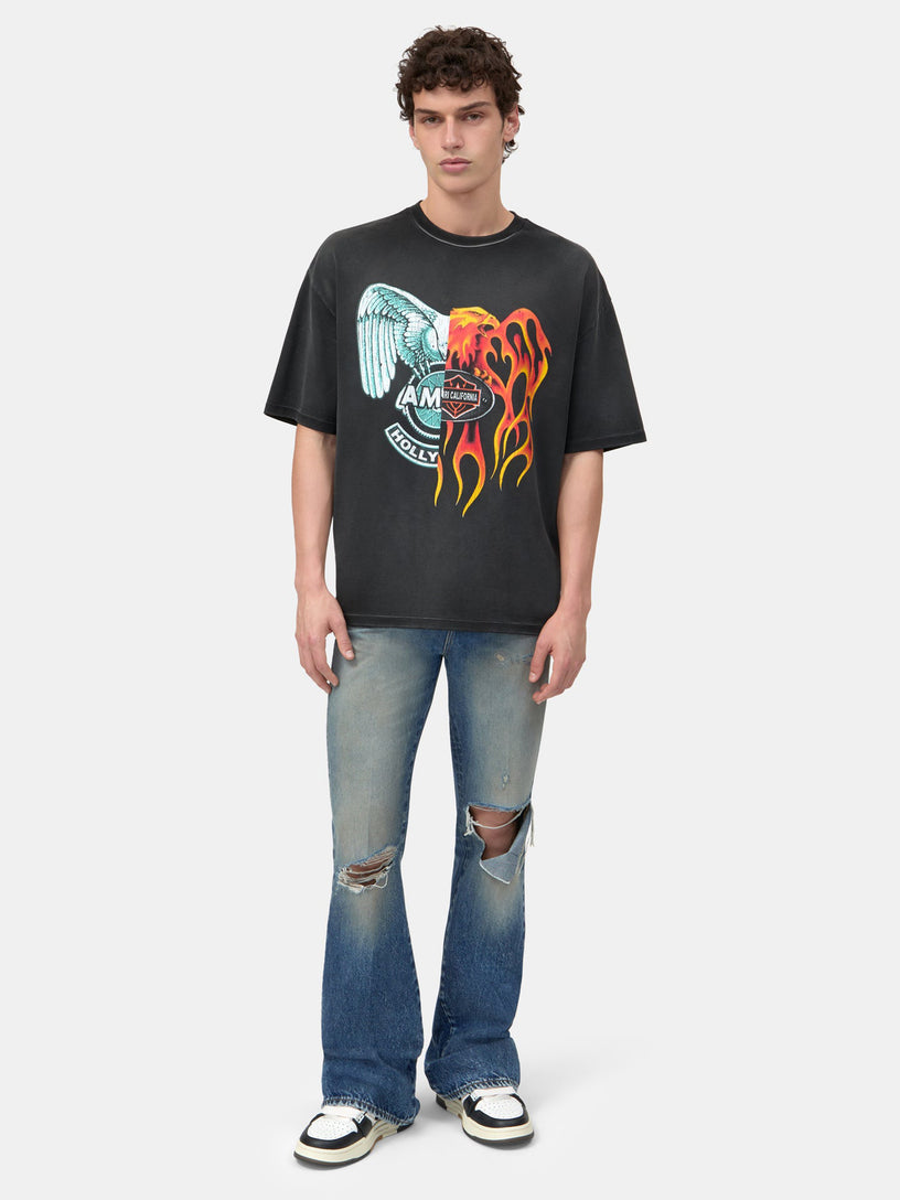 Spliced logo t-shirt