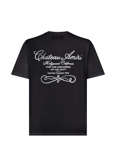 Chateau script tee