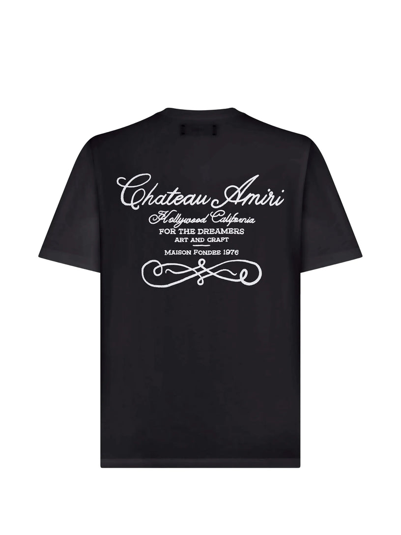 Chateau script tee