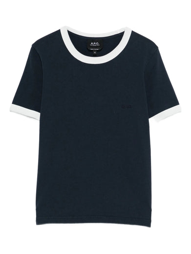 Contrasting-trims T-shirt