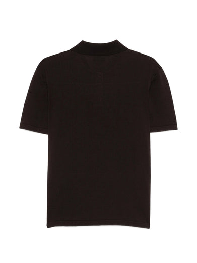 Knitted polo shirt