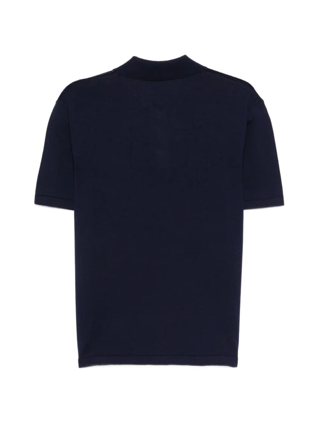 Knitted polo shirt