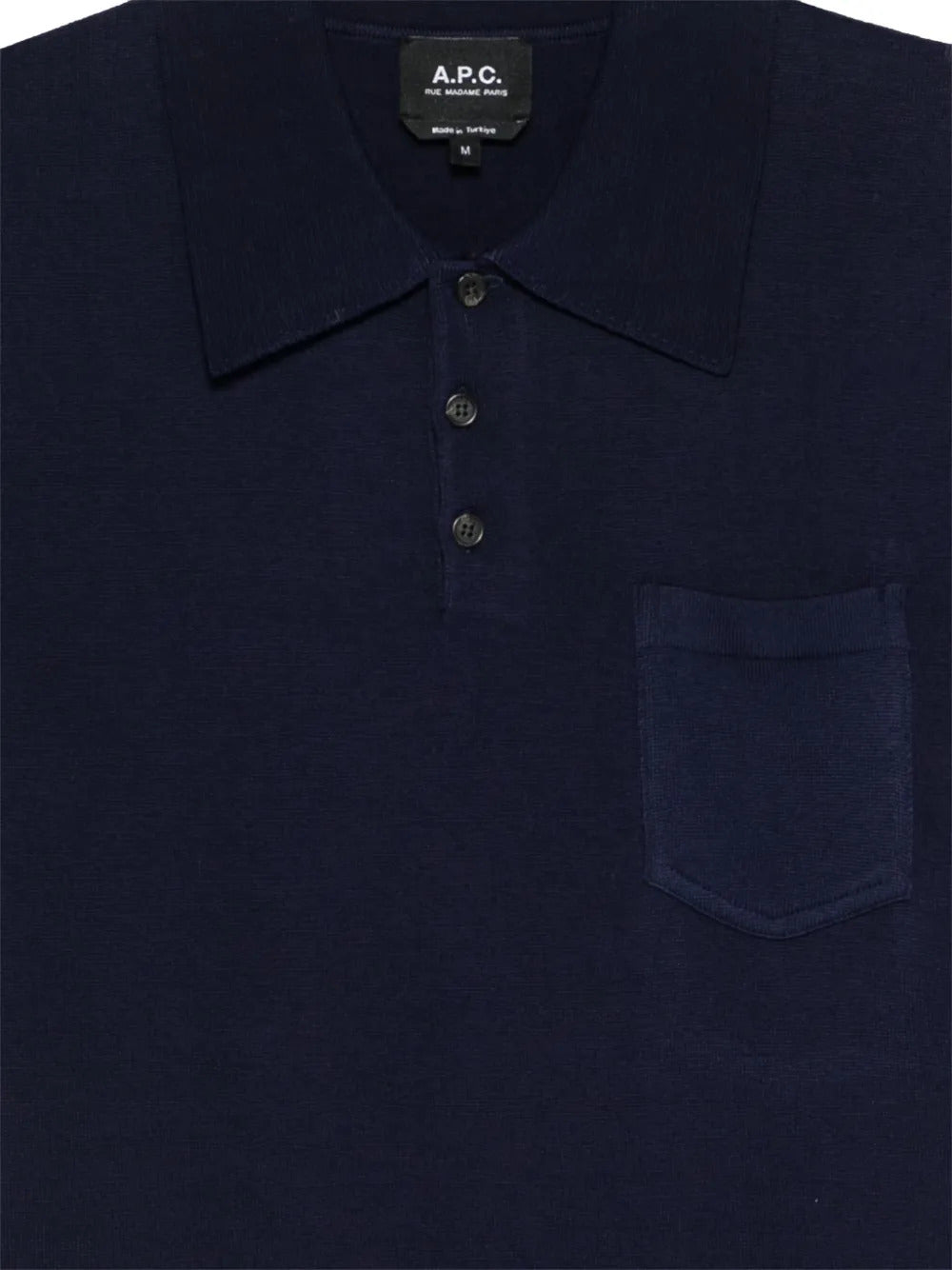 Knitted polo shirt