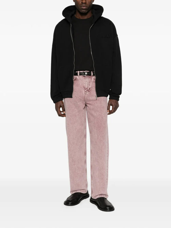 Felpa full zip con cappuccio