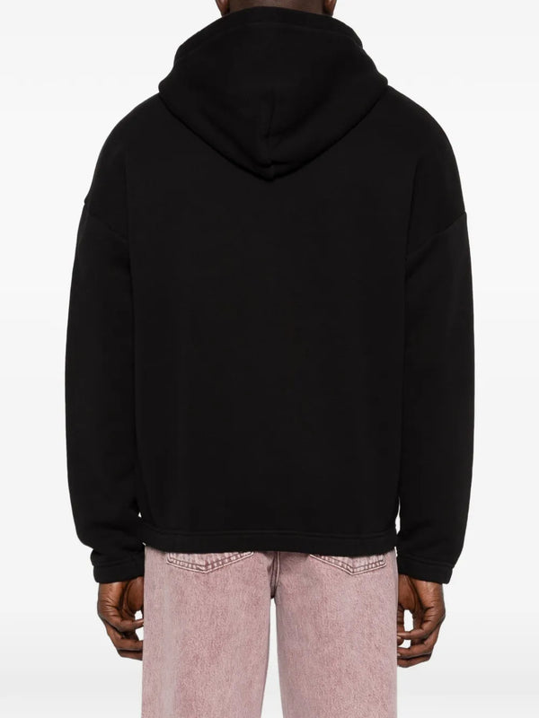 Felpa full zip con cappuccio