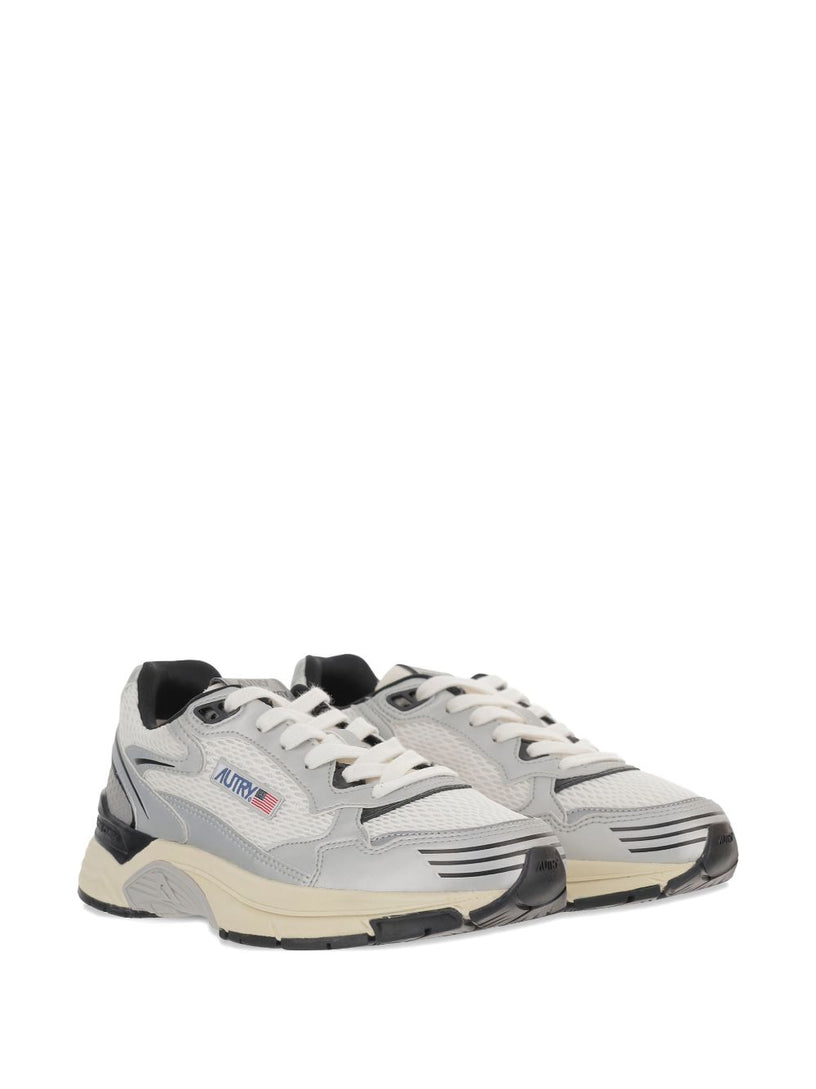 Hyperway sneakers in mesh and leather