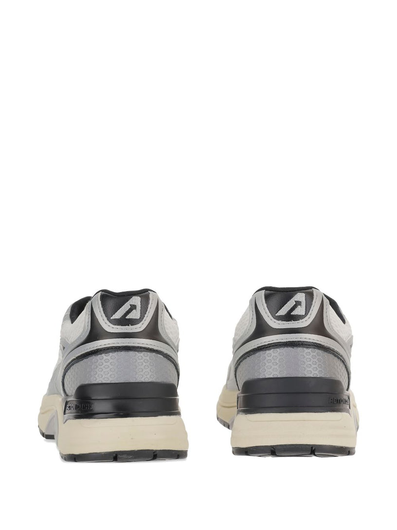 Hyperway sneakers in mesh and leather
