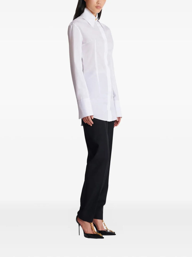 Cotton poplin shirt
