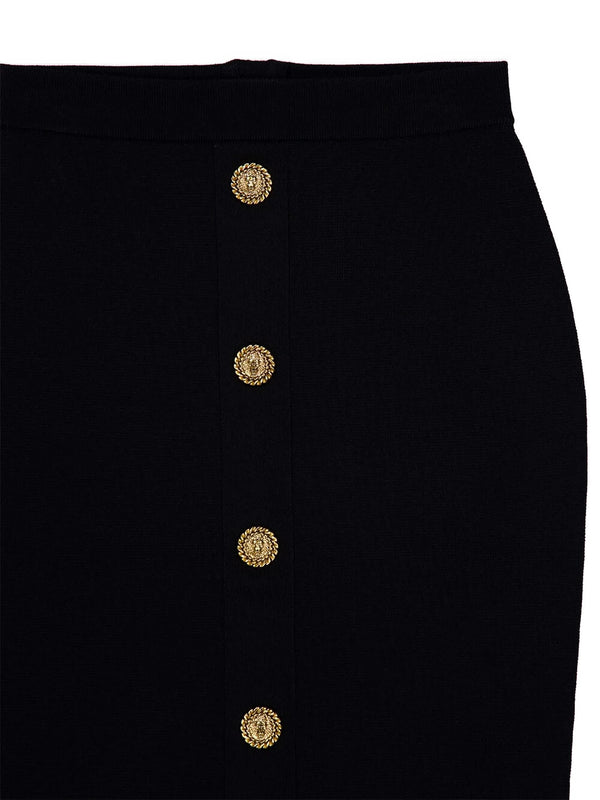 Mini-knit skirt