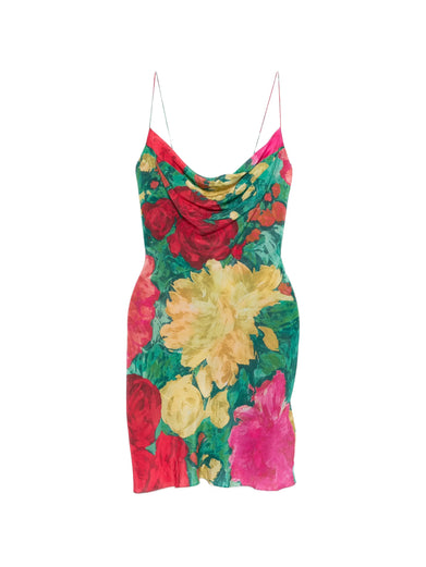 Dress with roses print