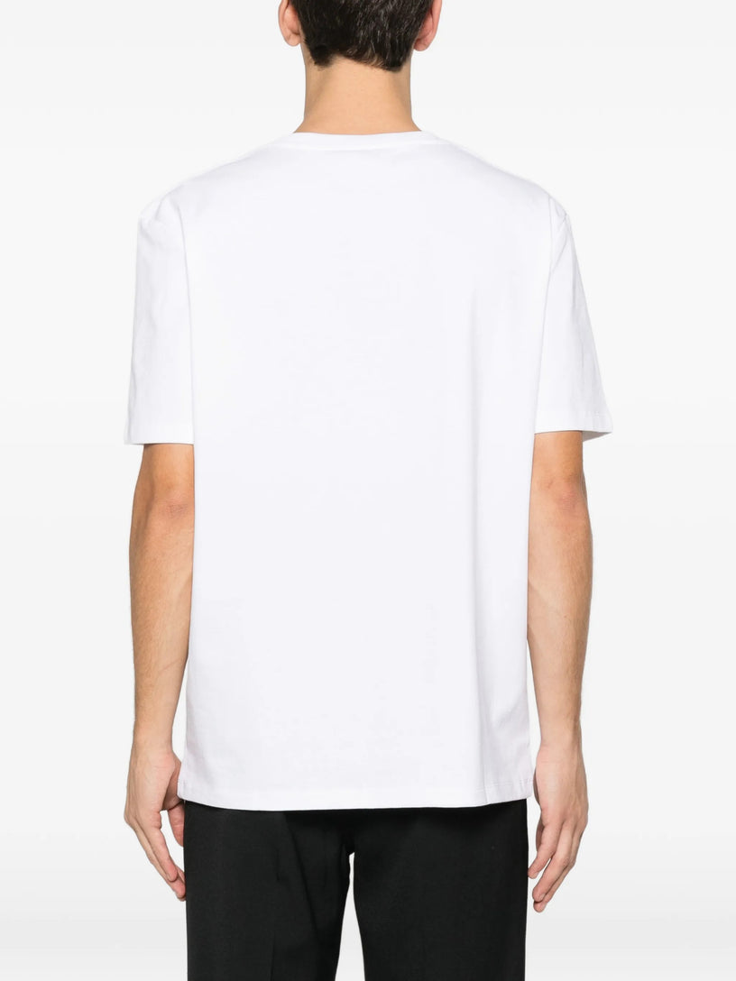Balmain Lettre flocked T-shirt