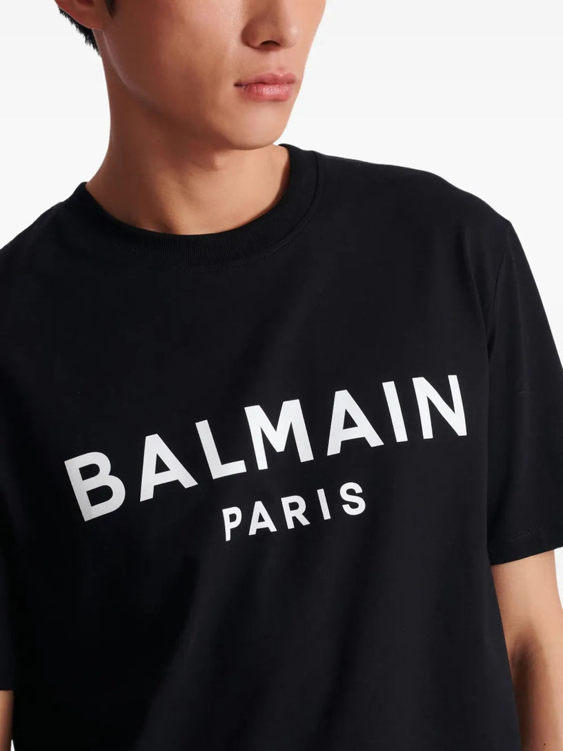 T-shirt with Balmain Paris print