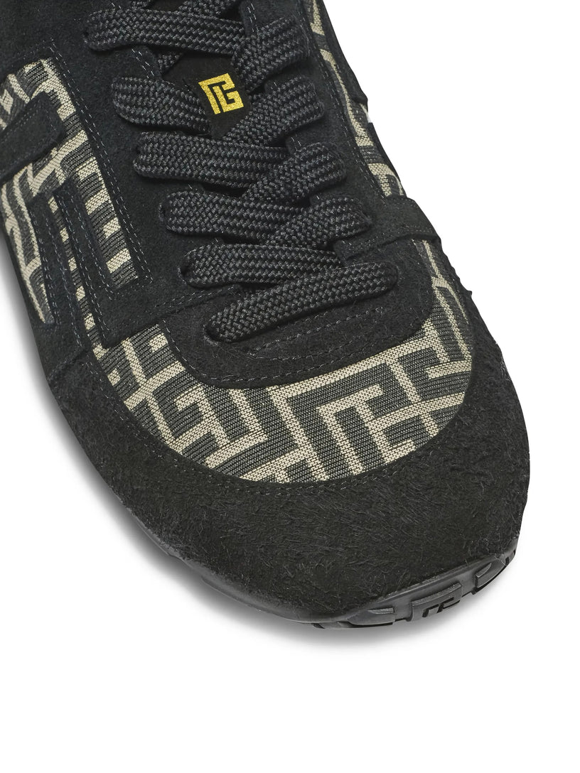 Racer 45 monogram jacquard trainers
