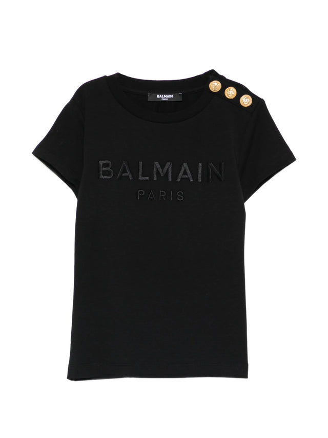 T-shirt with buttons
