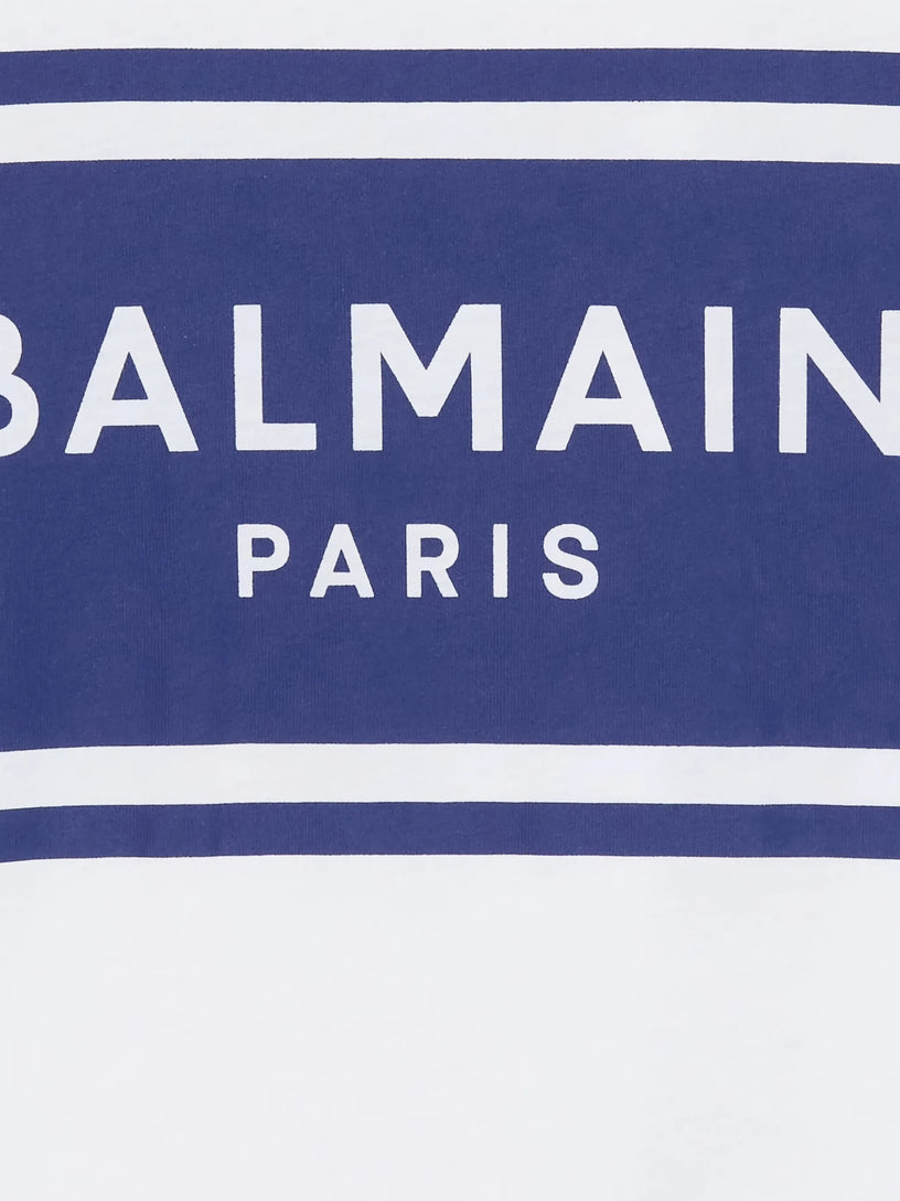 T-shirt with Balmain Paris print