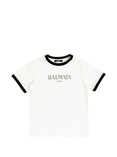 T-shirt with Balmain Paris print