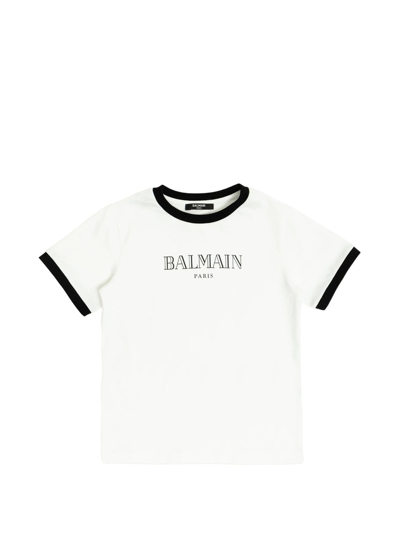 T-shirt with Balmain Paris print