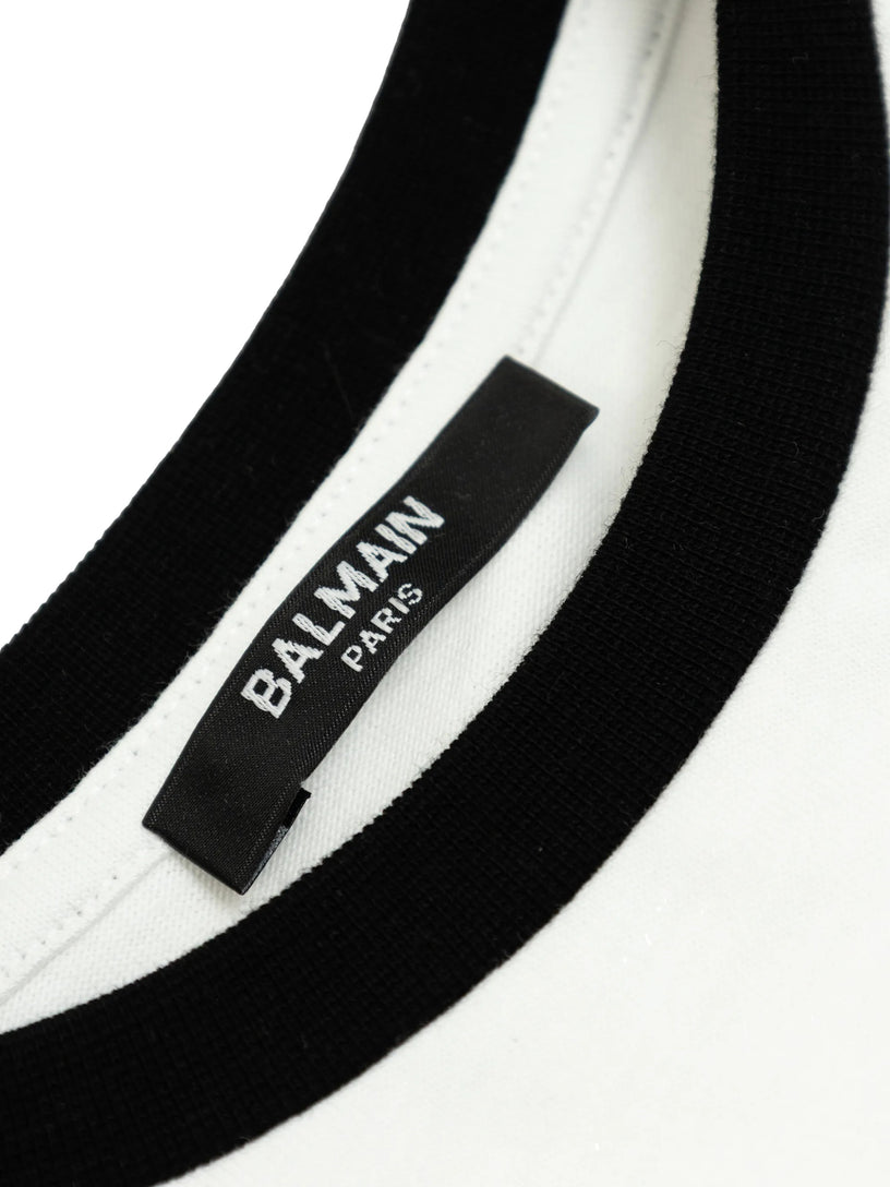 T-shirt with Balmain Paris print