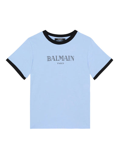 T-shirt with Balmain Paris print