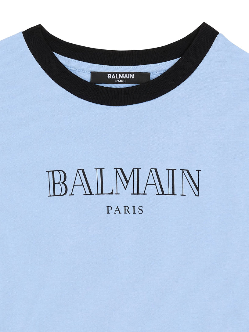 T-shirt with Balmain Paris print