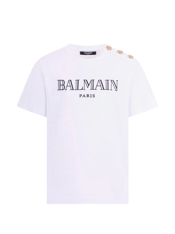 T-shirt with buttons