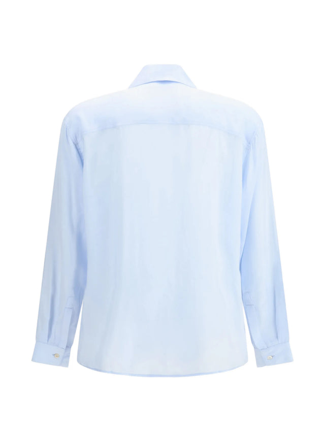 Tinees floral-embroidered shirt