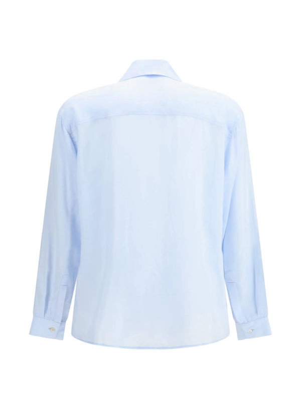 Tinees floral-embroidered shirt