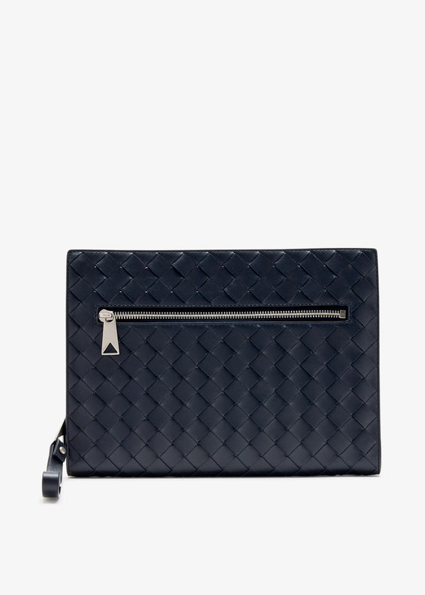 Small Braided Document Holder with Strap