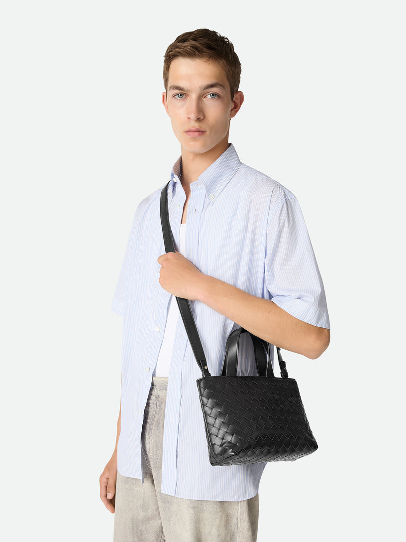 Mini Intrecciato Zipped Tote