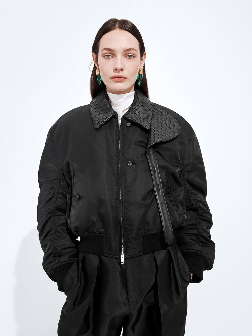 Bomber imbottito in nylon