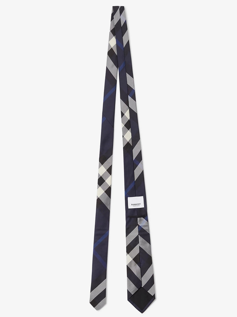 Check Silk Tie