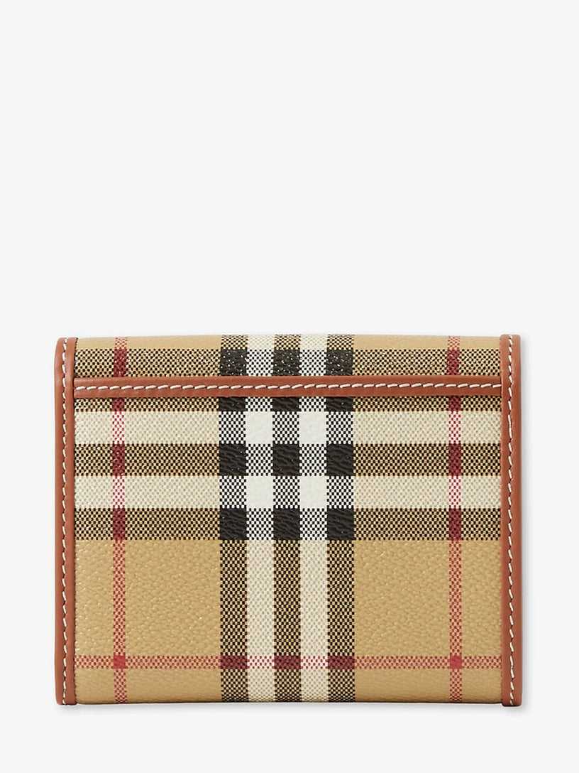 Small Check Folding Wallet