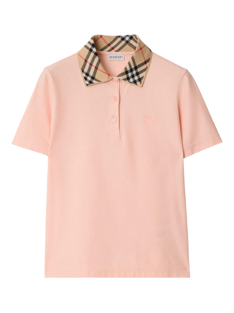 Check Collar Polo Shirt