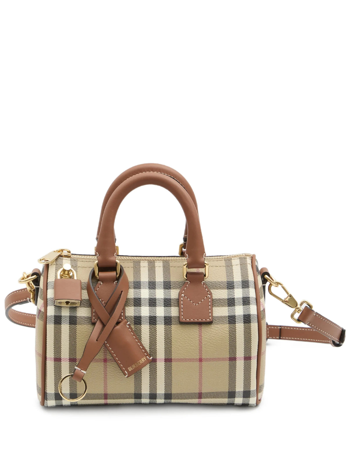 Mini Check Bowling Bag