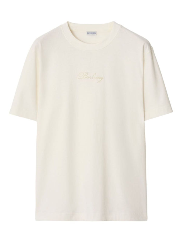 Check Cursive Logo T-shirt